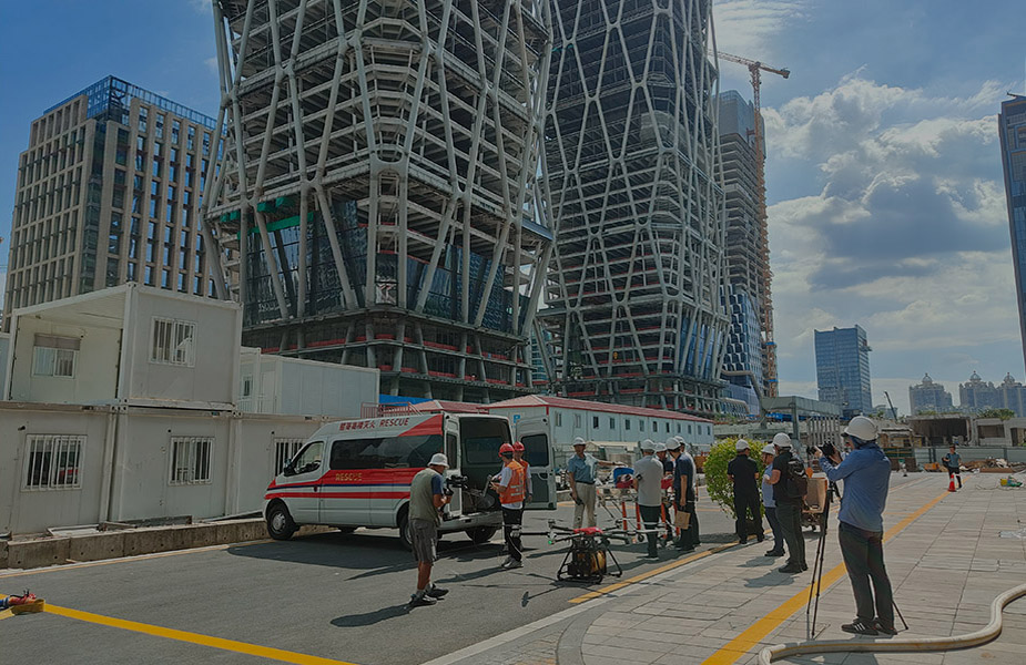 《基于绳索通道的高层建筑灭火救援装备研制及应用示范》深圳演练
